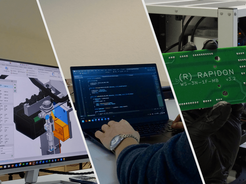 Rapidon custom automation solutions design manufacture testing for optimized production line.